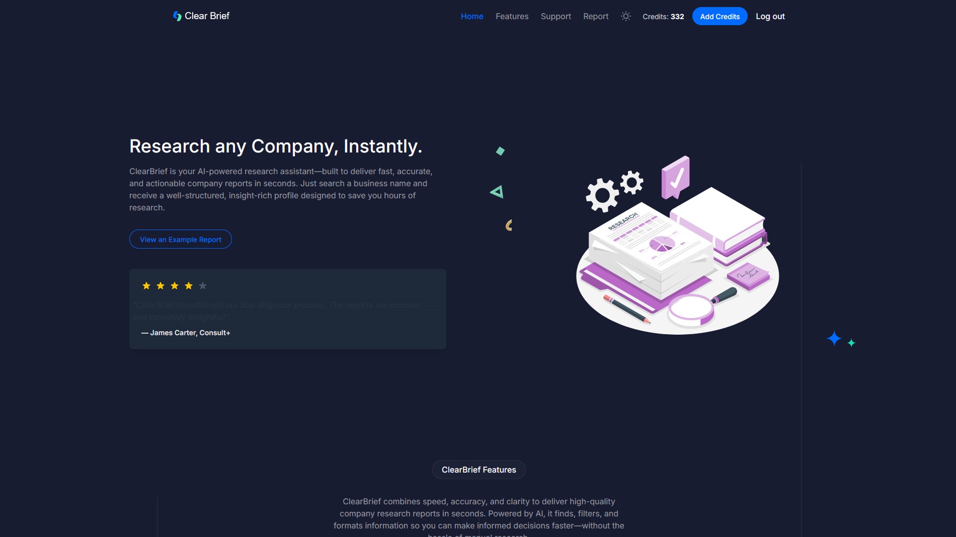 AI Assisted research tool.